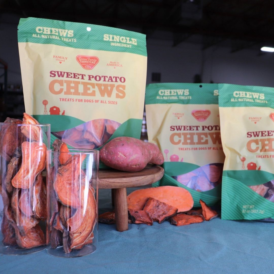 All-Natural Sweet Potato Chews | Single Ingredient | Made in the USA